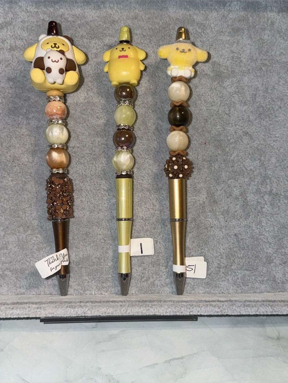 P1340 Handcrafted Beaded Decorative Ballpoint Pen - You choose